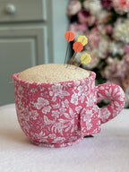Liberty Pin Cushion - Teacup Emily Belle Pink