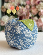 Liberty Pin Cushion - Apple Emily Belle Blue