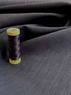 Ramie Cotton Blend Navy Blue