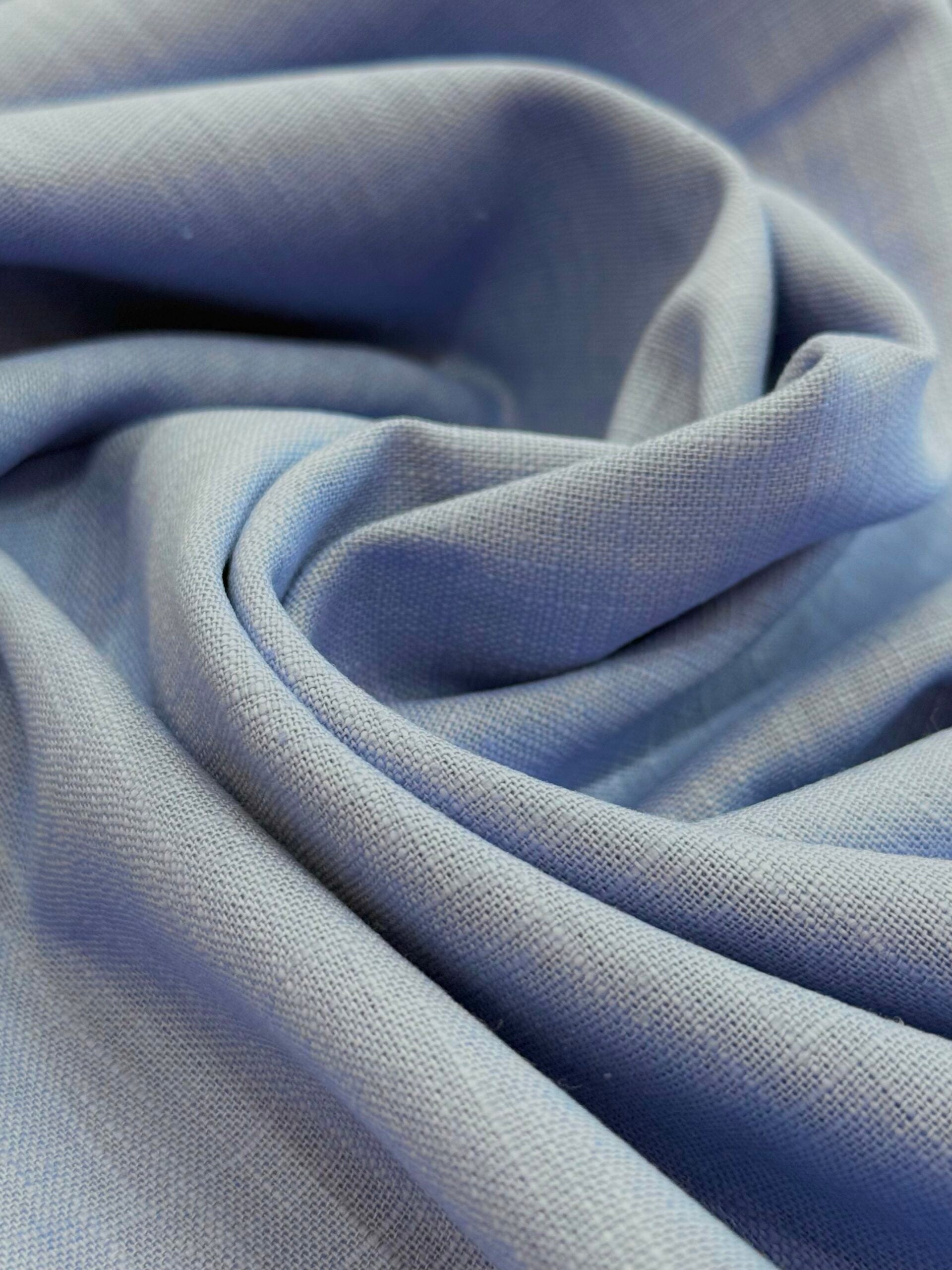 Ramie Cotton Blend Cornflower Blue