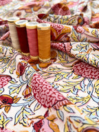 Fleur Ivory Tencel Lawn