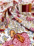 Fleur Ivory Tencel Lawn