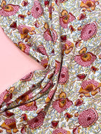 Fleur Ivory Tencel Lawn