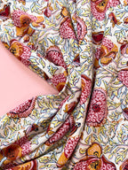 Fleur Ivory Tencel Lawn