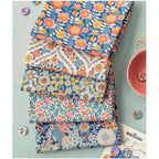 Wallflower By Tilda Fat Quarter Bundle x 5 Blue