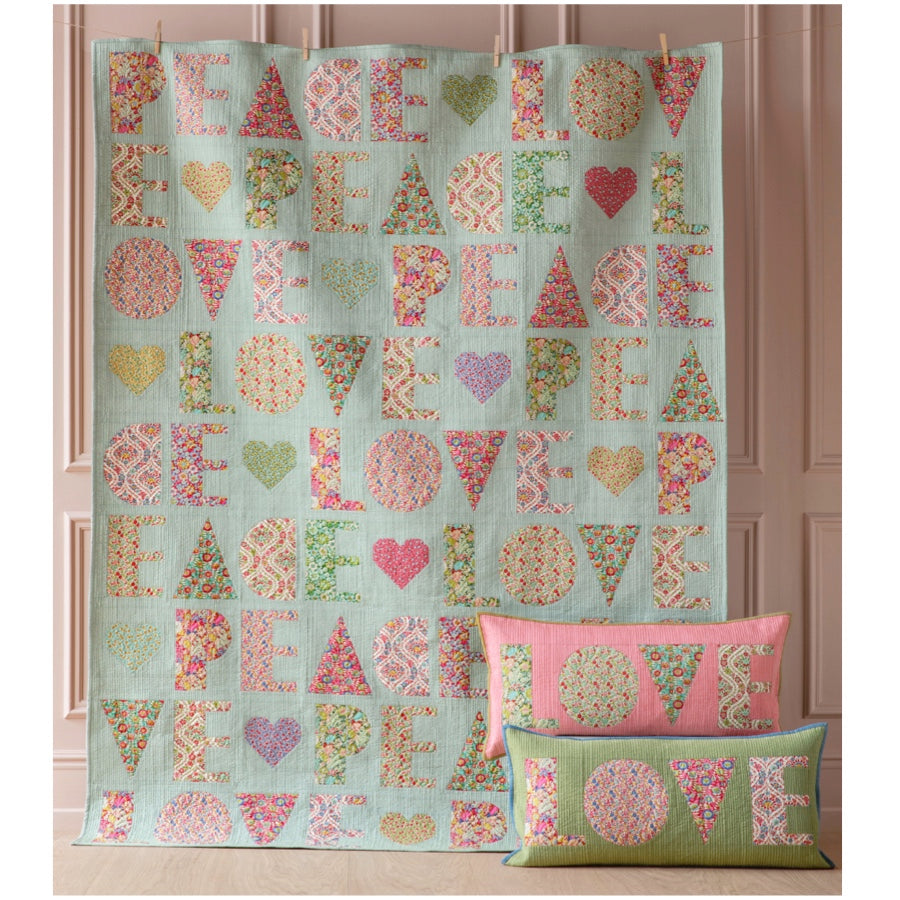 Wallflower Bellflower Blender Pink By Tilda