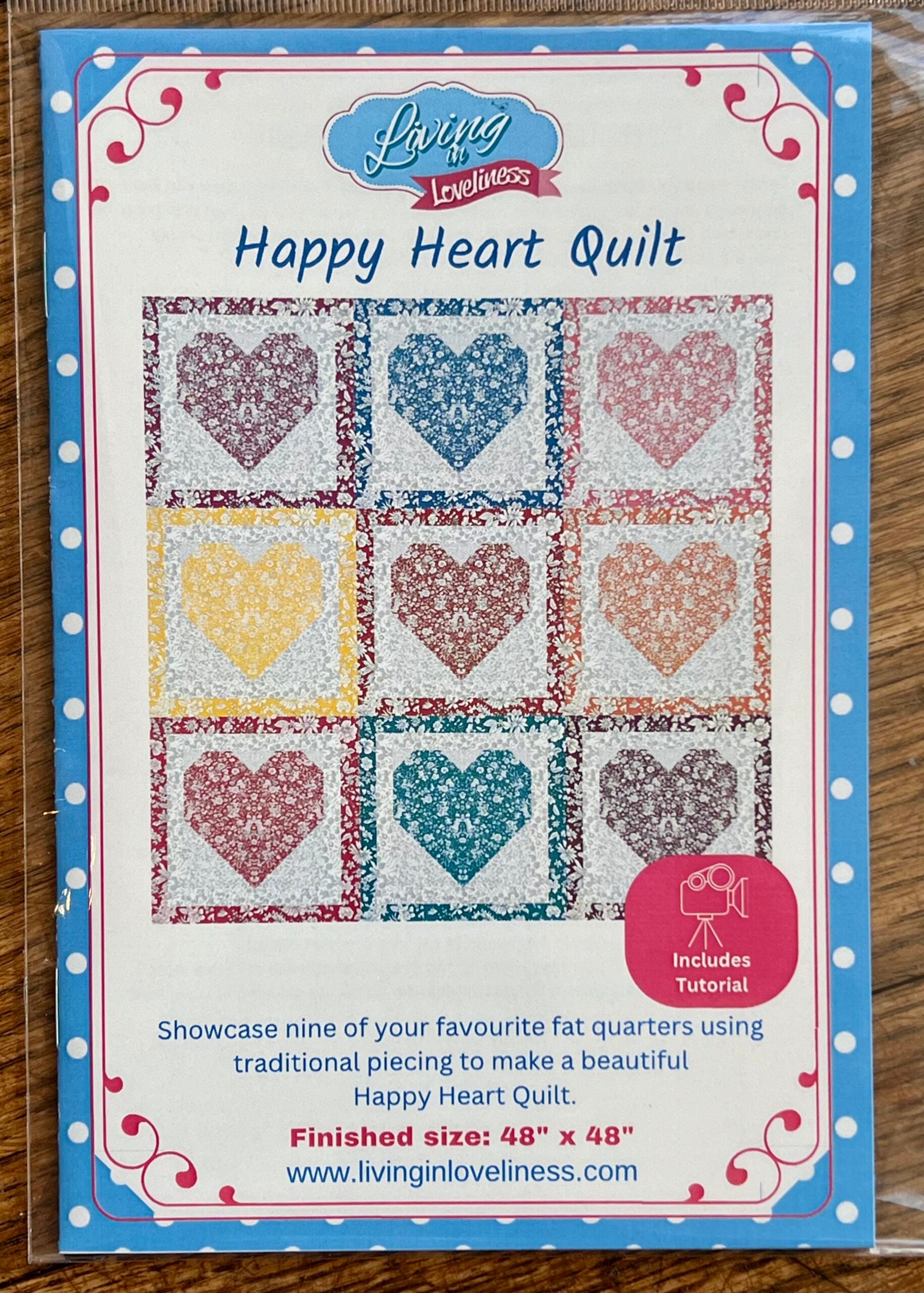 Happy Heart Quilt By Living In Loveliness