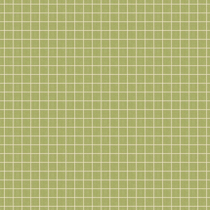 Tilda Creating Memories Fabric Collection -  Plaid Pea Green Spring