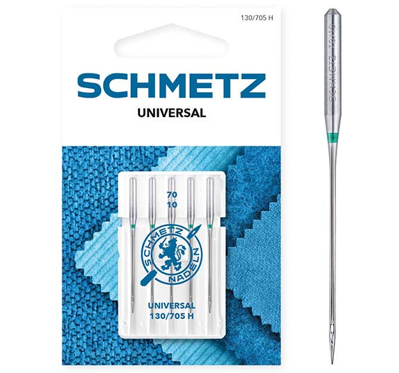 Schmetz Sewing Machine Needles - Universal 70/10 130/705 5 Pack