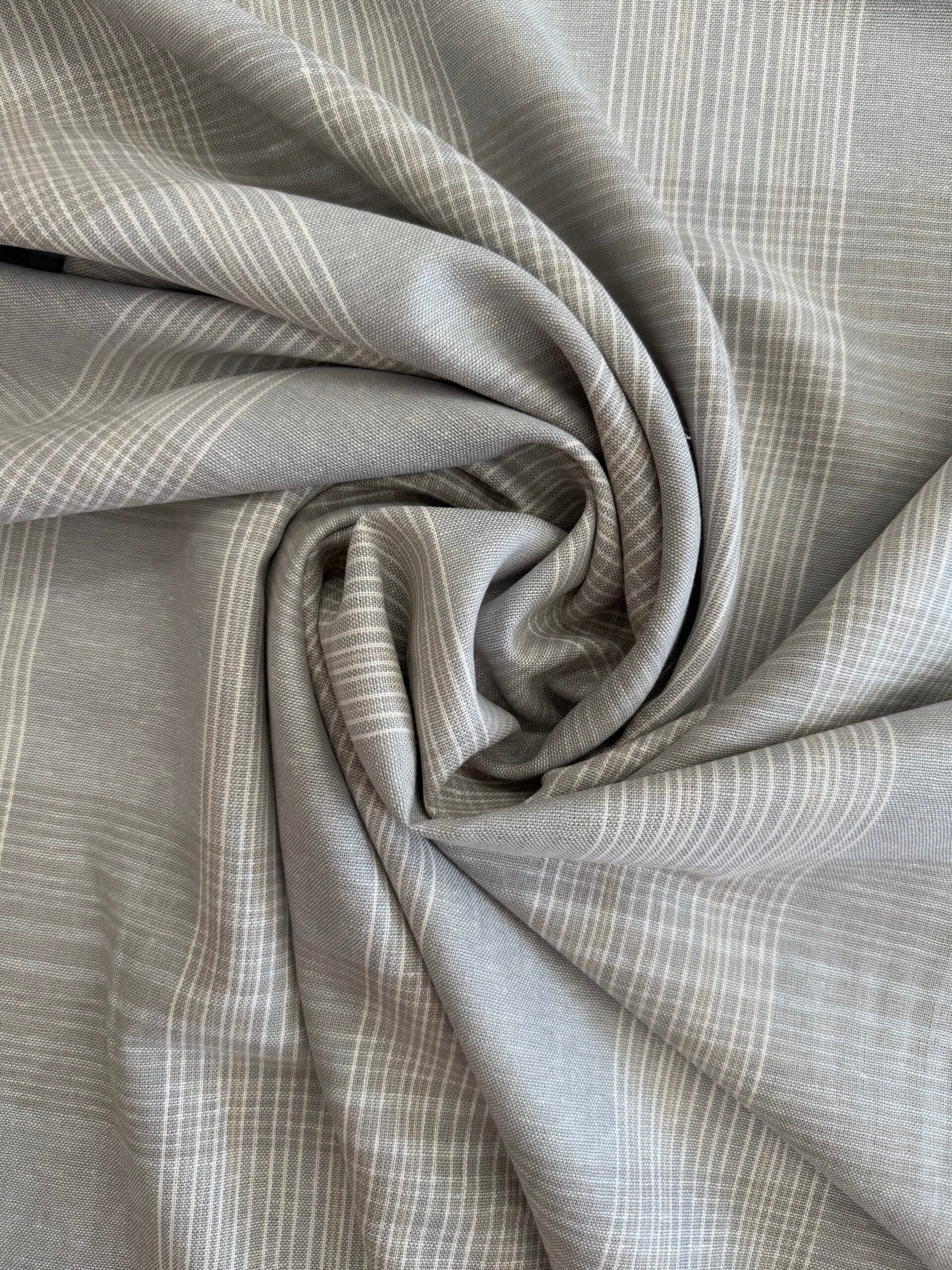 Check It Out Linen Viscose Blend