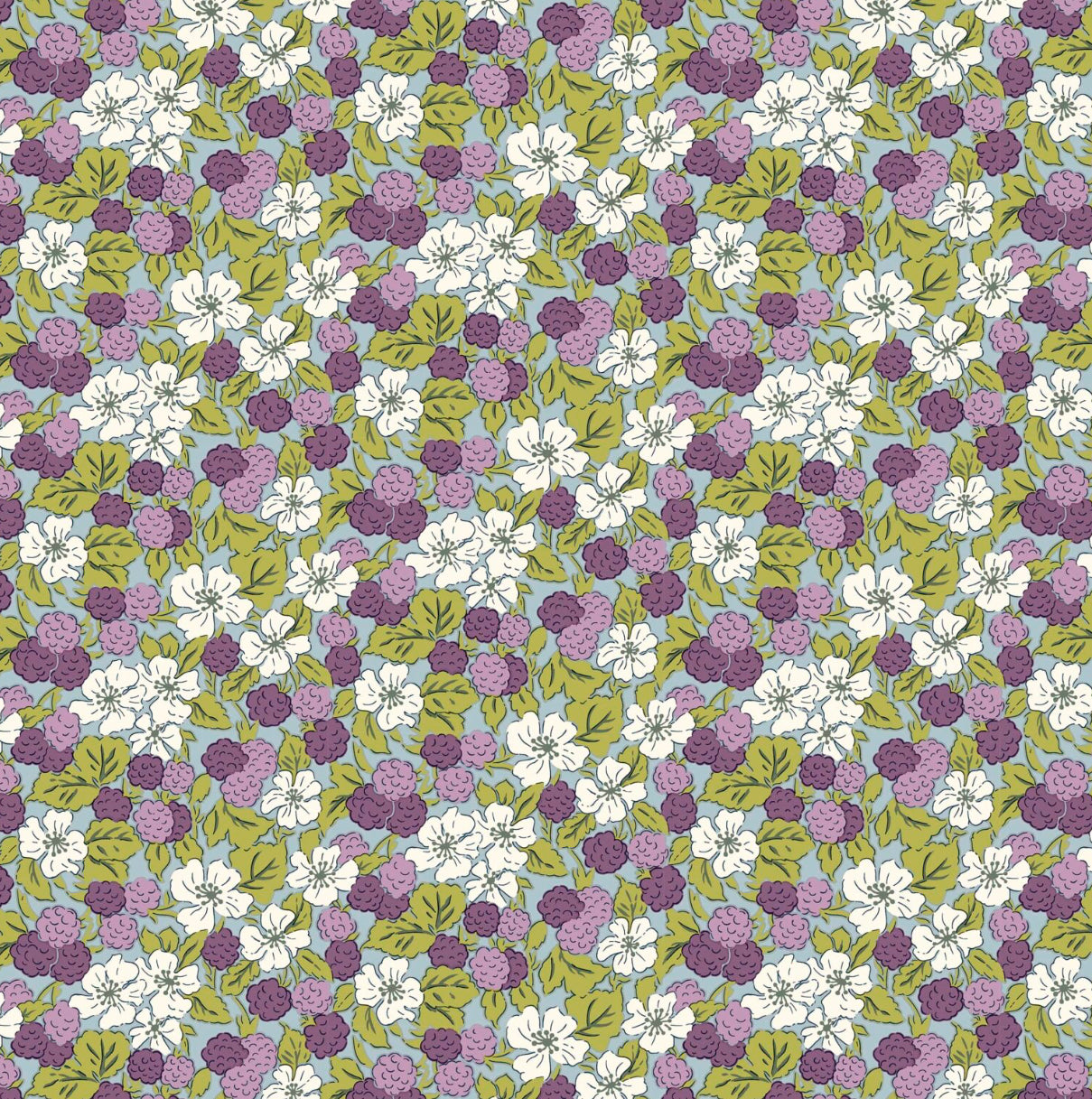 Liberty Sweet Blackberries - Postcard From The Highlands Quilting Cotton