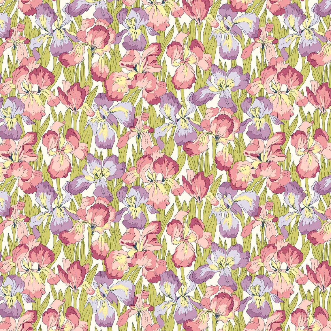 Liberty Iris Muriel - Postcard From The Highlands Quilting Cotton