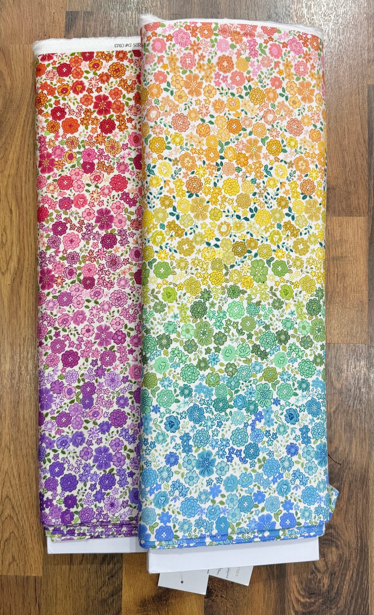 Lewis & Irene – Berry Boho Blooms Ombré Cotton (OM3B)