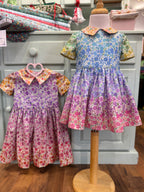 Lewis & Irene – Berry Boho Blooms Ombré Cotton (OM3B)