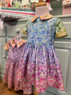 Lewis & Irene – Berry Boho Blooms Ombré Cotton (OM3B)