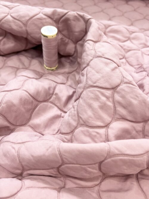 Dusky pink quilted discount bedspread