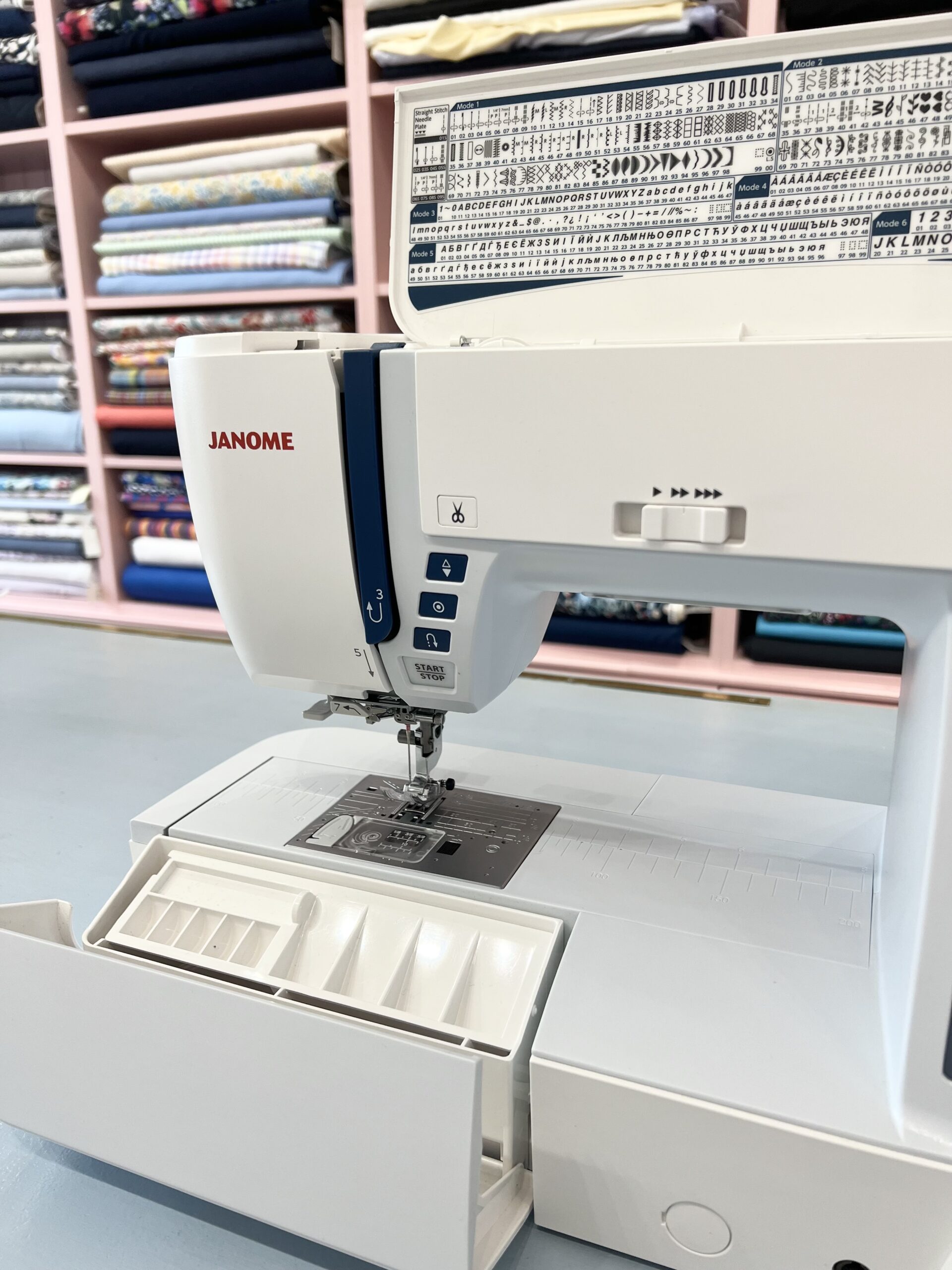 Janome Atelier 6 Computerised Sewing Machine The Fabric Boutique