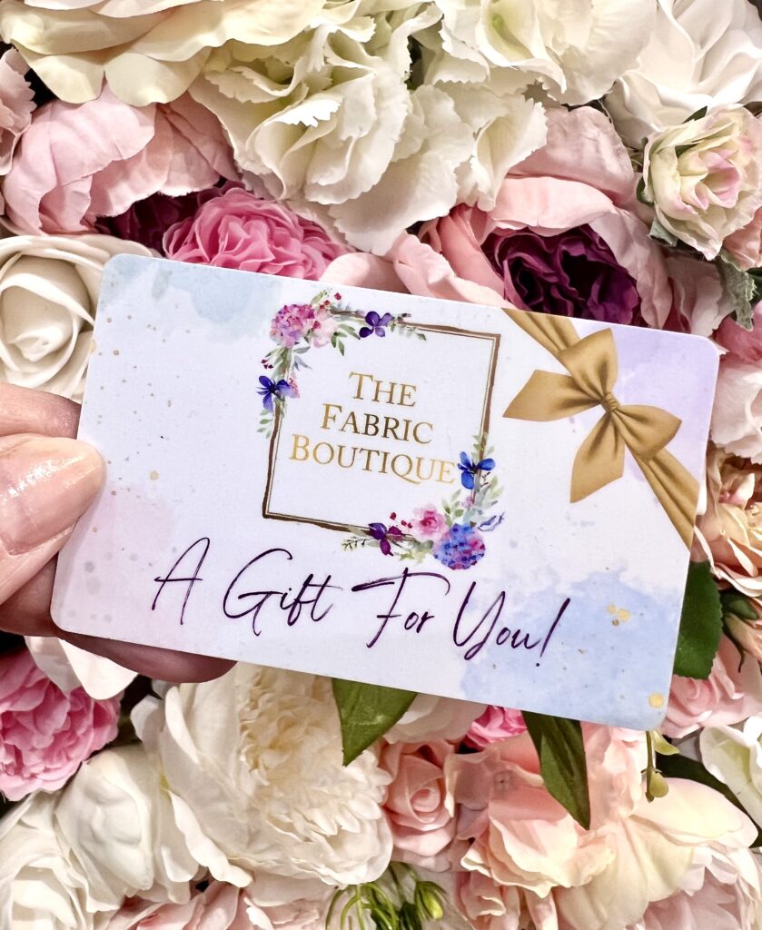 Gift Vouchers The Fabric Boutique